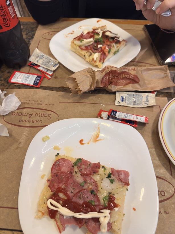 Pizza no boteco, no Rio
