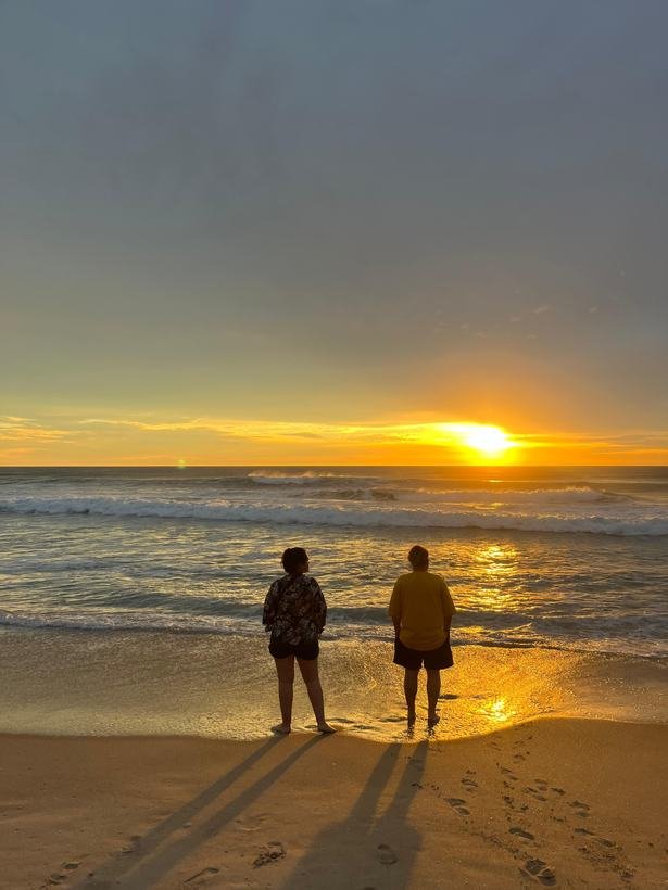 Madrugamos pra ver o sol nascer