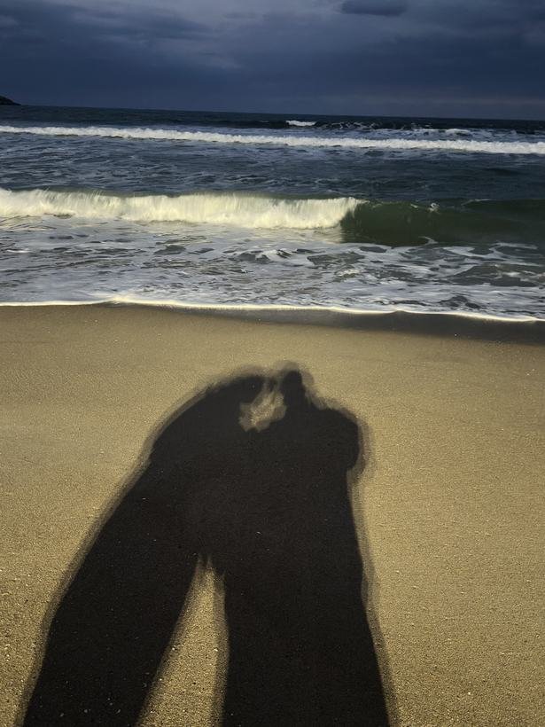 Nós na praia xD